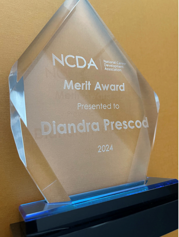 NCDA Merit Award statue